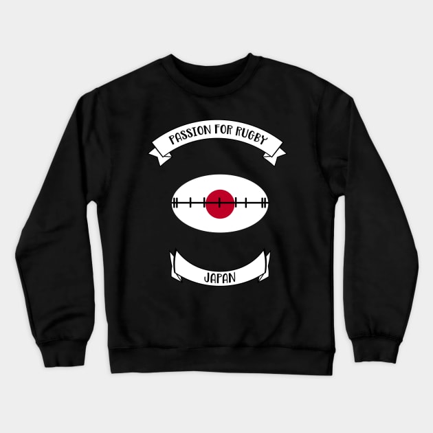 Japan rugby design Crewneck Sweatshirt by Cherubic